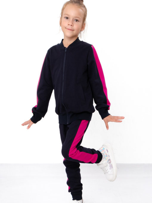 Костюми Носи своє модель 6152-057-5-chornilxno-sinj-svtlo-malinovij Фото