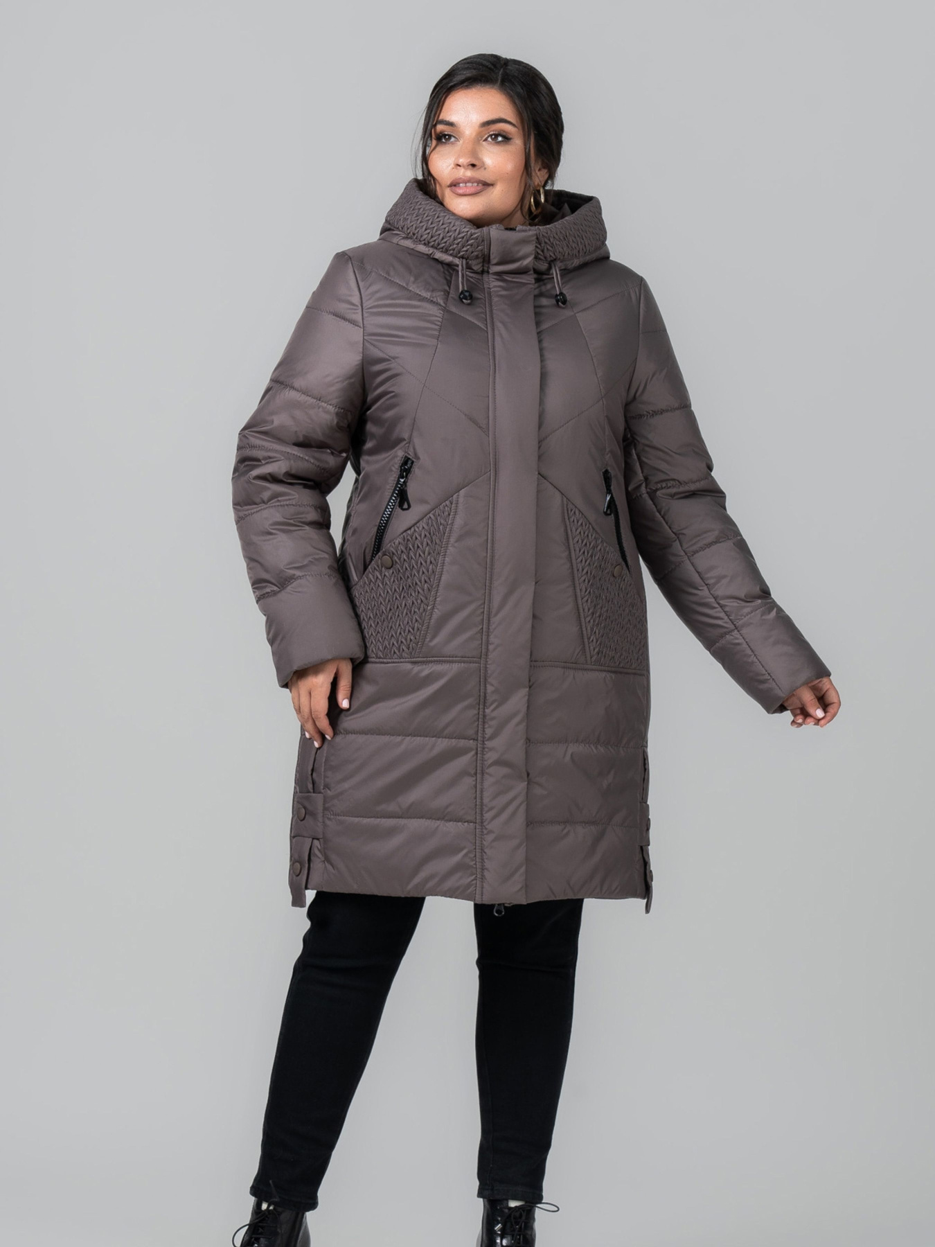 Куртки и дубленки All Posa модель ap102099p-dimchasta-troqnda Фото