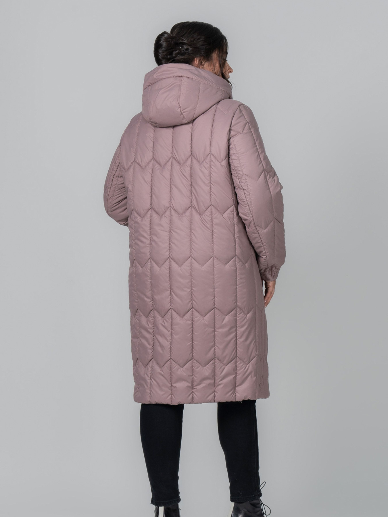 Куртки та дублянки All Posa модель ap102096p-dimchasta-troqnda-kremovij Фото