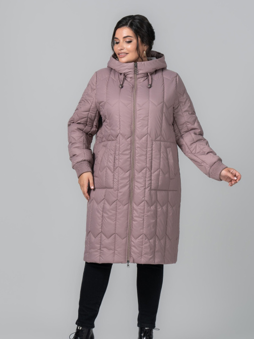 Куртки и дубленки All Posa модель ap102096p-dimchasta-troqnda-kremovij Фото