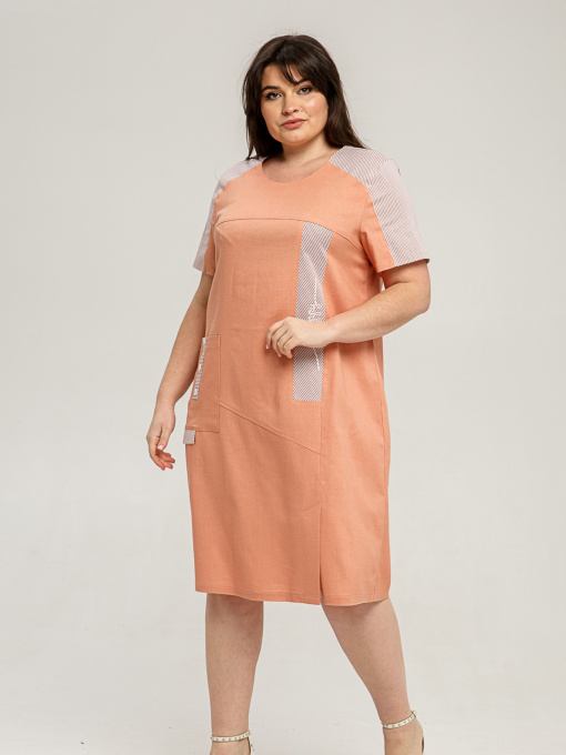 Сукні All Posa модель ap101431p-persik Фото