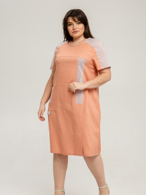 Сукні All Posa модель ap101431p-persik Фото