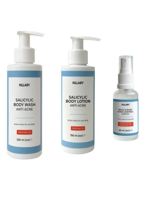 Комплекс против акне на теле с салициловой кислотой Triple-Action Body Acne Control Complex with Salicylic Acid Hillary модель K2-11-349 Фото