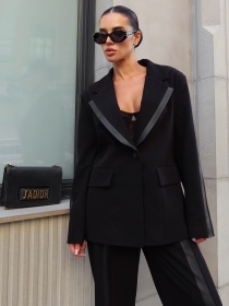 Піджаки Jadone Fashion модель Pidzhak_Tvil_chornyi Фото