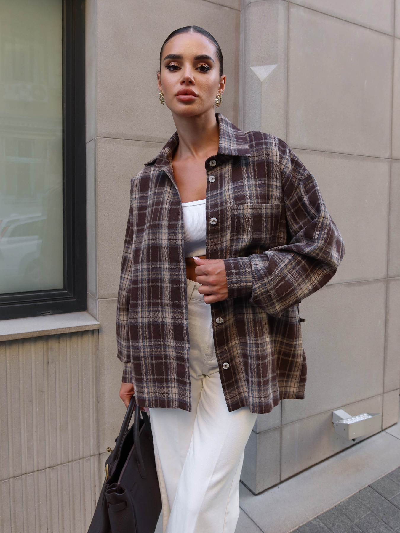 Сорочки Jadone Fashion модель Sorochka_Siut_shokolad Фото