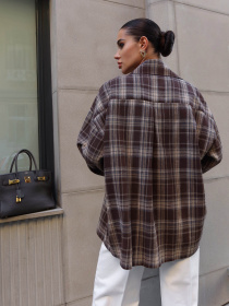 Сорочки Jadone Fashion модель Sorochka_Siut_shokolad Фото
