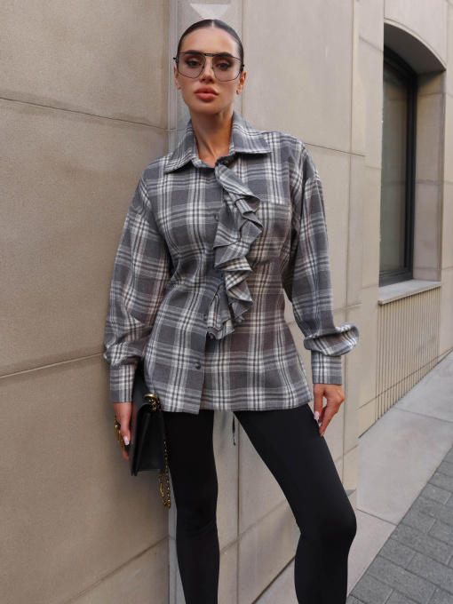 Рубашки Jadone Fashion модель Sorochka_Siut_siryi Фото