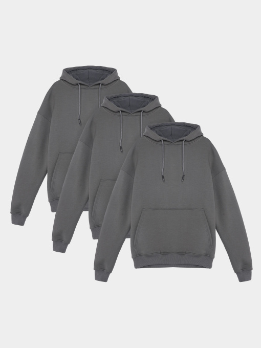 Худи и свитшоты Ейсік модель NabirHoodieEysikGraphite3 Фото