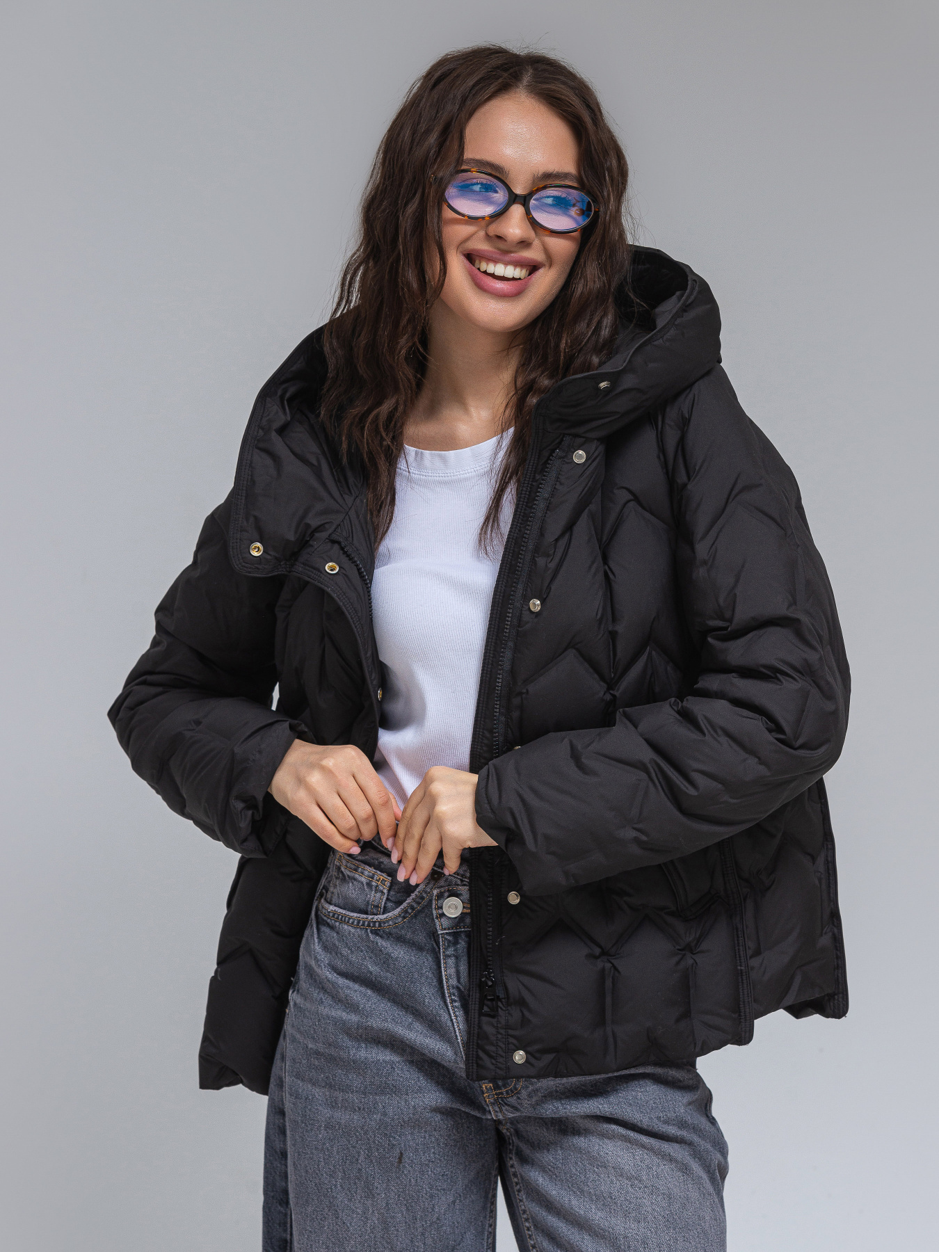 Куртки и дубленки VIVA WEAR модель 6538-blackK Фото