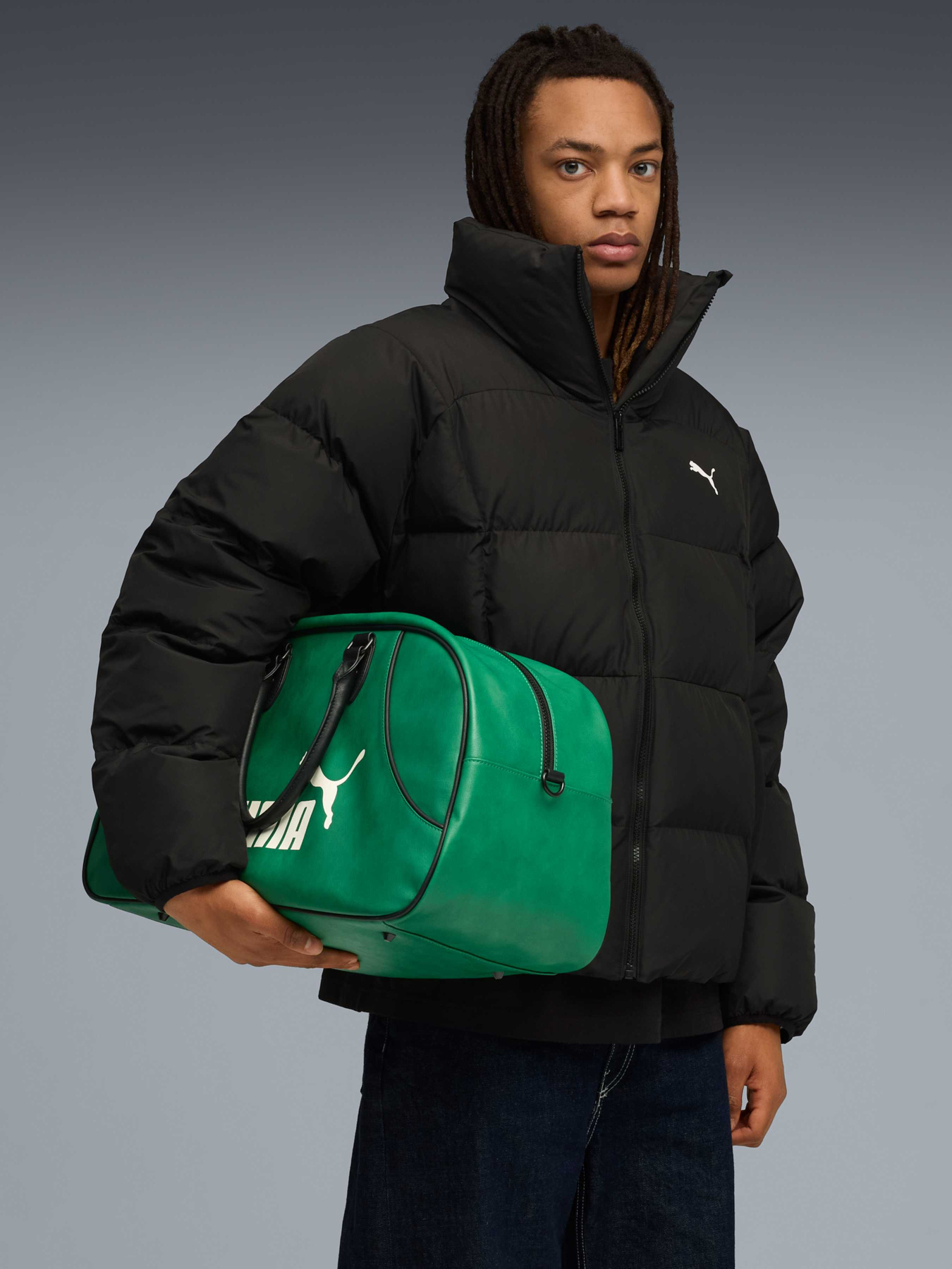 Куртки и дубленки PUMA Synthetic Puffer Jacket модель 688409 Фото
