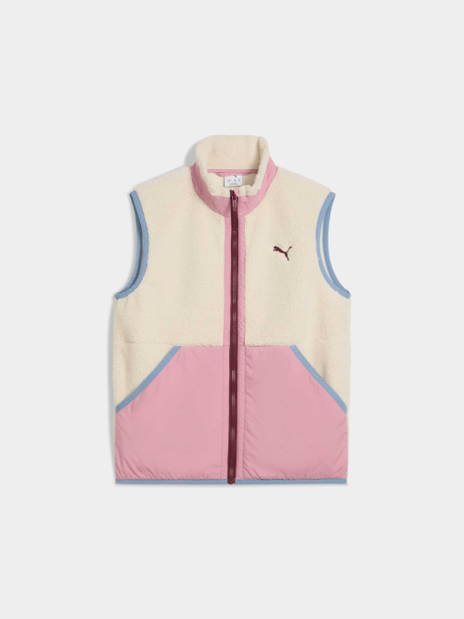 Куртки и дубленки PUMA Hybrid Sherpa Vest модель 688406 Фото