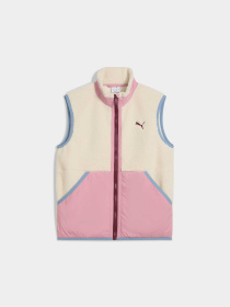 Куртки и дубленки PUMA Hybrid Sherpa Vest модель 688406 Фото