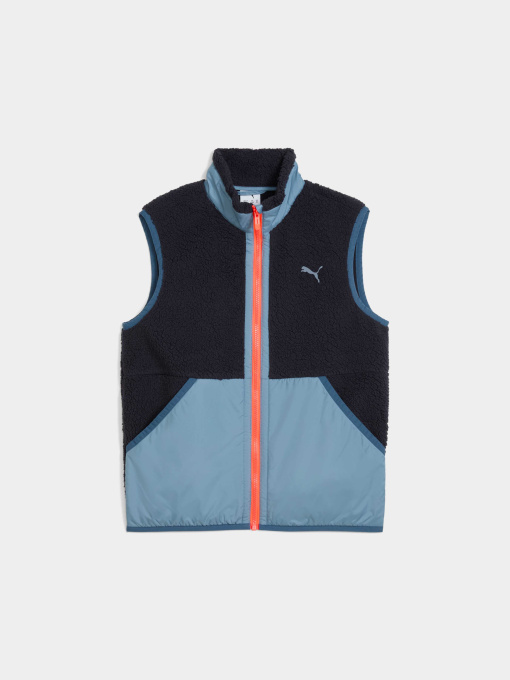 Куртки и дубленки PUMA Hybrid Sherpa Vest модель 688406 Фото