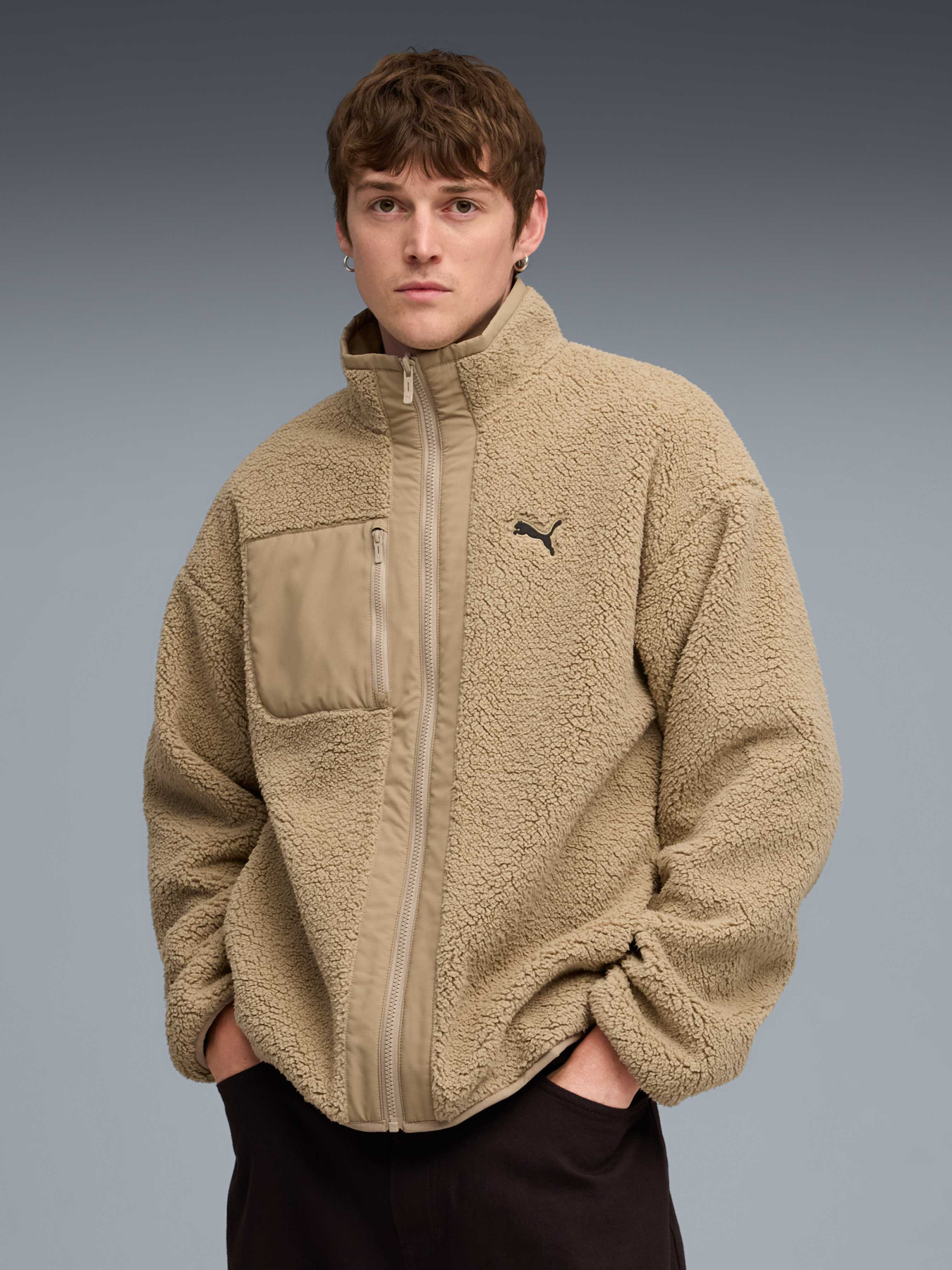 Куртки и дубленки PUMA Reversible Sherpa Jacket модель 688371 Куртки и дубленки PUMA Reversible Sherpa Jacket модель 688371 Фото
