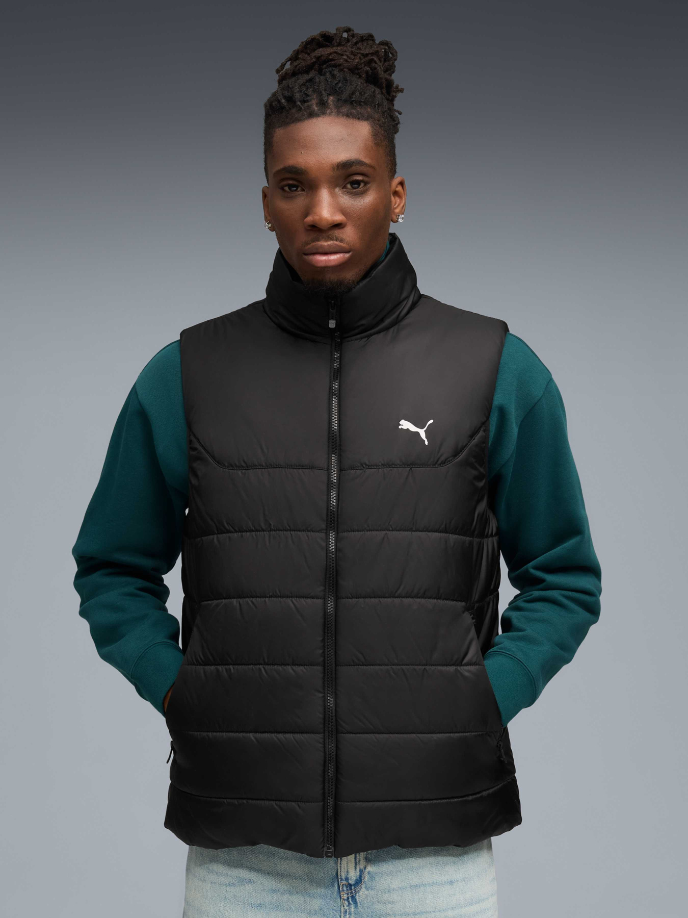Куртки и дубленки PUMA Ess Padded Vest модель 685209 Фото