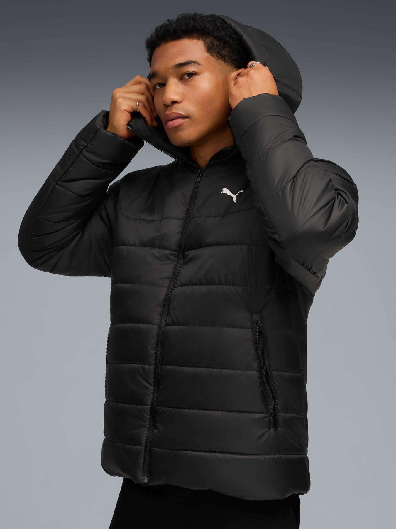 Куртки та дублянки PUMA Ess Hooded Padded Jacket модель 685211 Фото