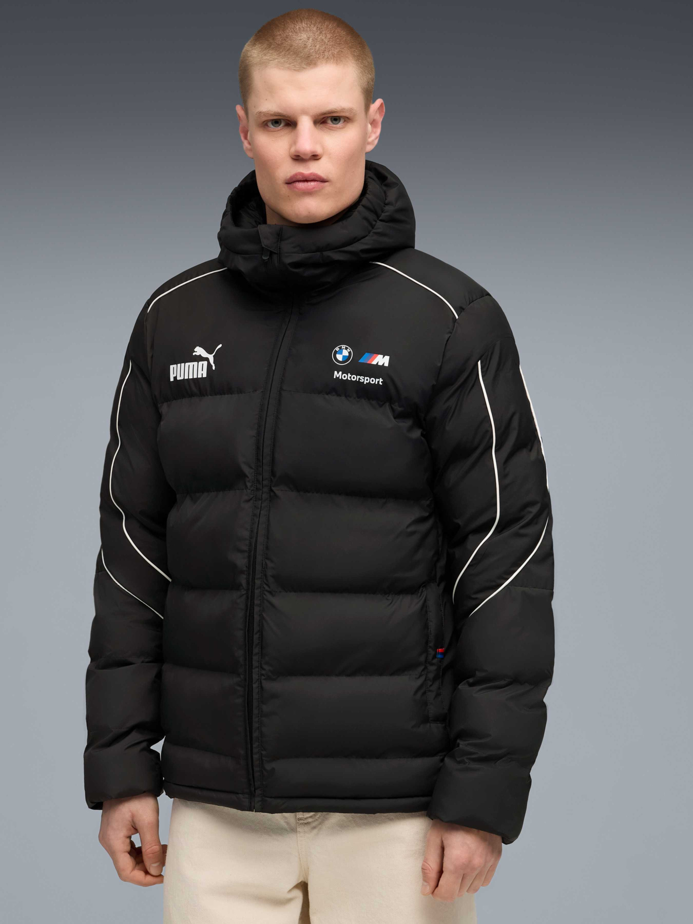 Куртки та дублянки PUMA Bmw Mms Mt7+ Eco Puffer Jkt модель 632590 Куртки та дублянки PUMA Bmw Mms Mt7+ Eco Puffer Jkt модель 632590 Фото