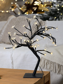 Дерево світлодіодне на батарейках MBM HOME модель DH-LAMP-03 BLACK Фото