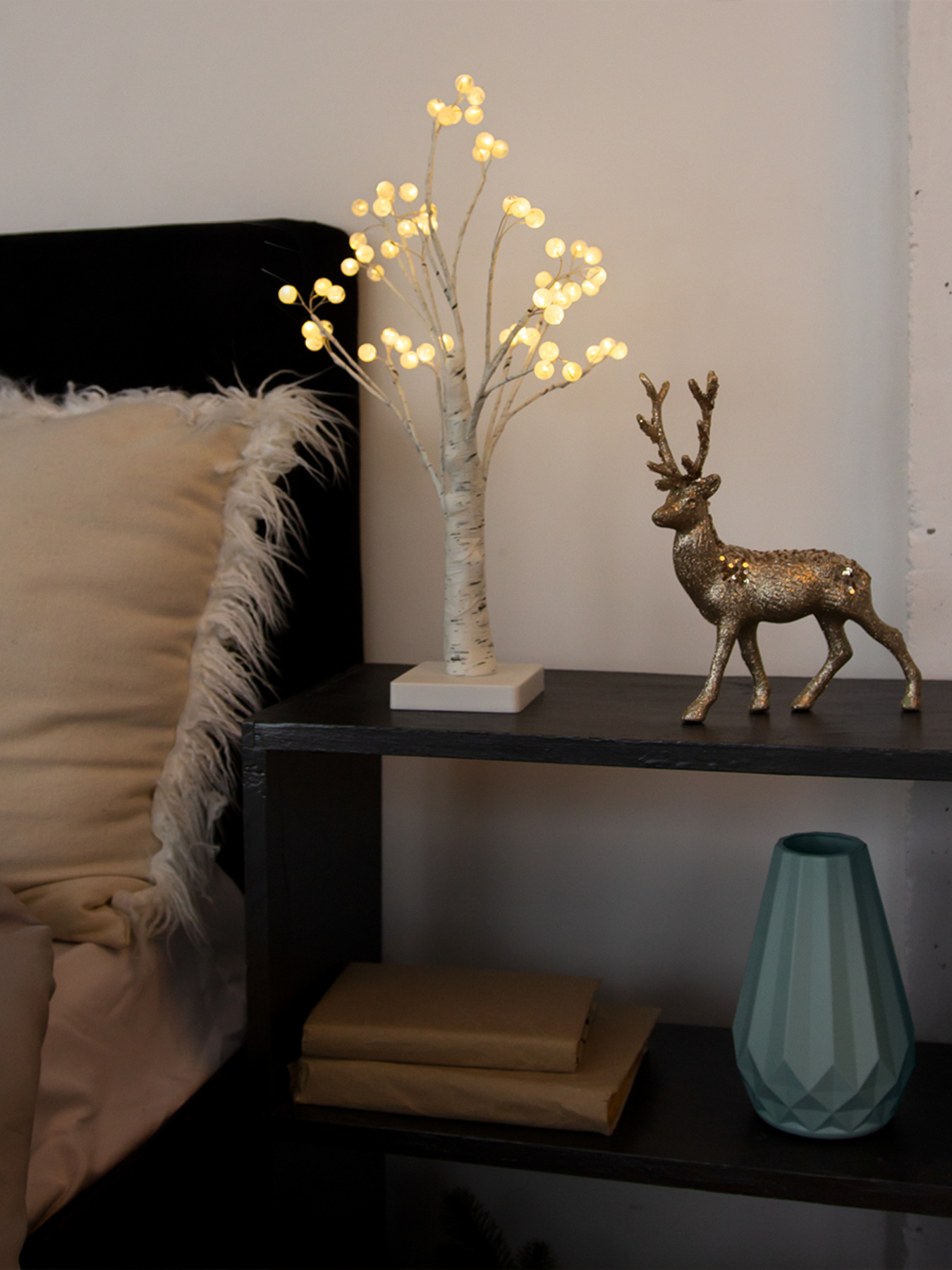 Дерево светодиодное на батарейках MBM HOME модель DH-LAMP-04 WHITE Фото
