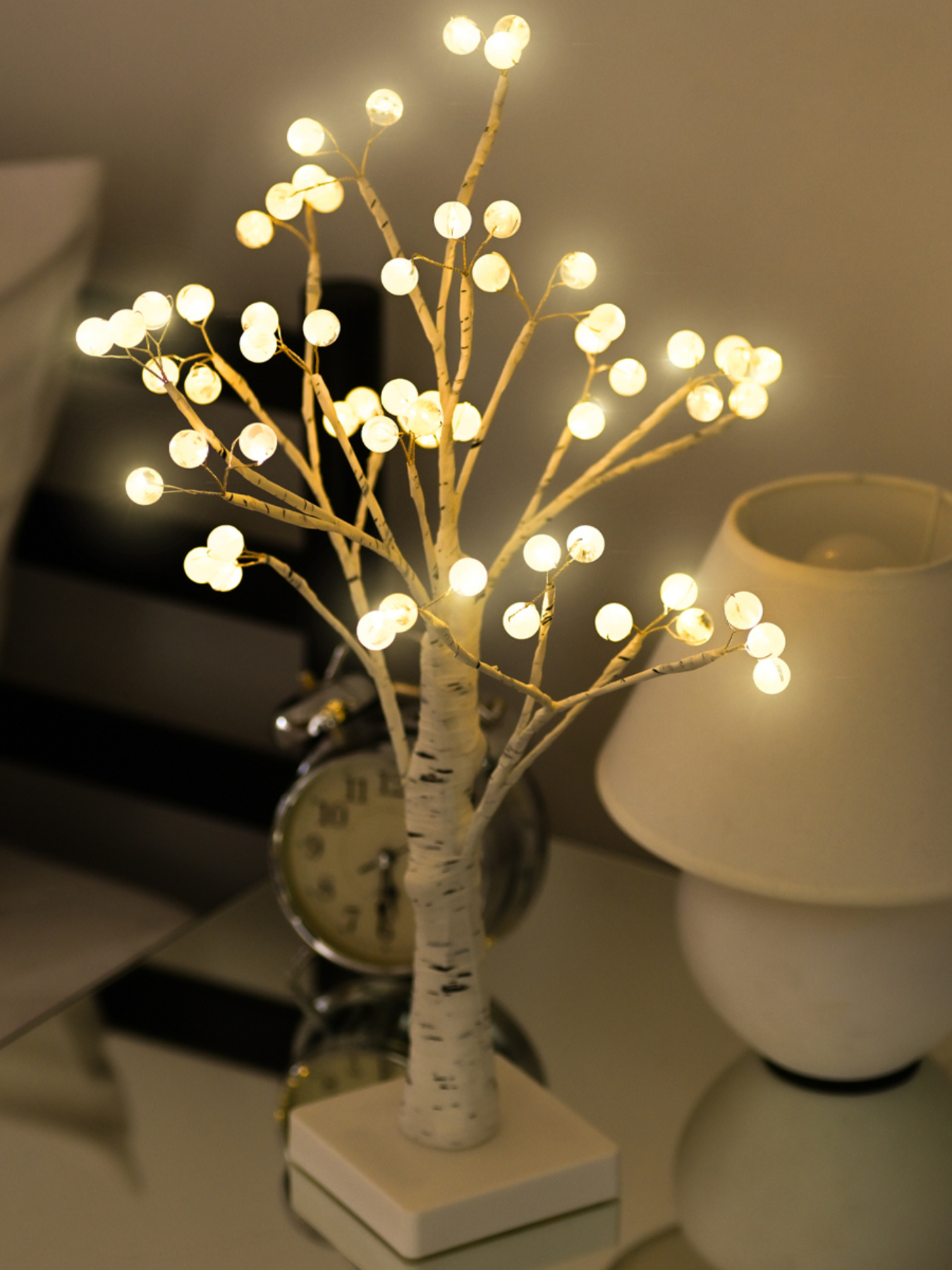 Дерево светодиодное на батарейках MBM HOME модель DH-LAMP-04 WHITE Фото