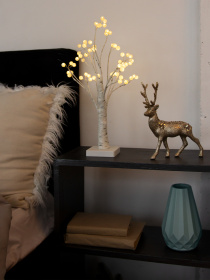 Дерево светодиодное на батарейках MBM HOME модель DH-LAMP-04 WHITE Фото