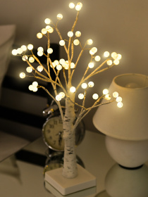Дерево светодиодное на батарейках MBM HOME модель DH-LAMP-04 WHITE Фото