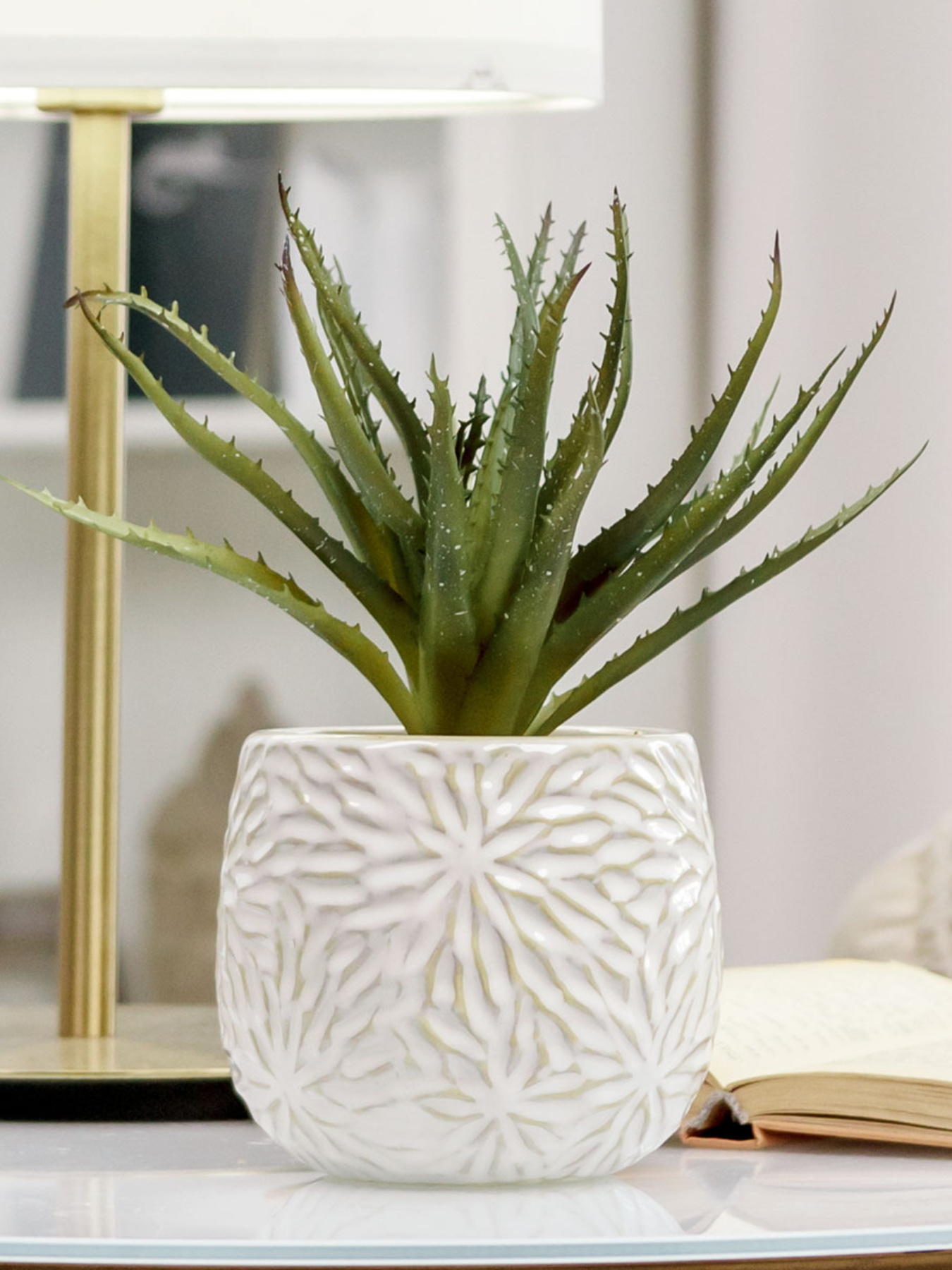 Искусственное растение в горшке MBM HOME модель DH-FLOWERS-13 GREEN/BEIGE Фото