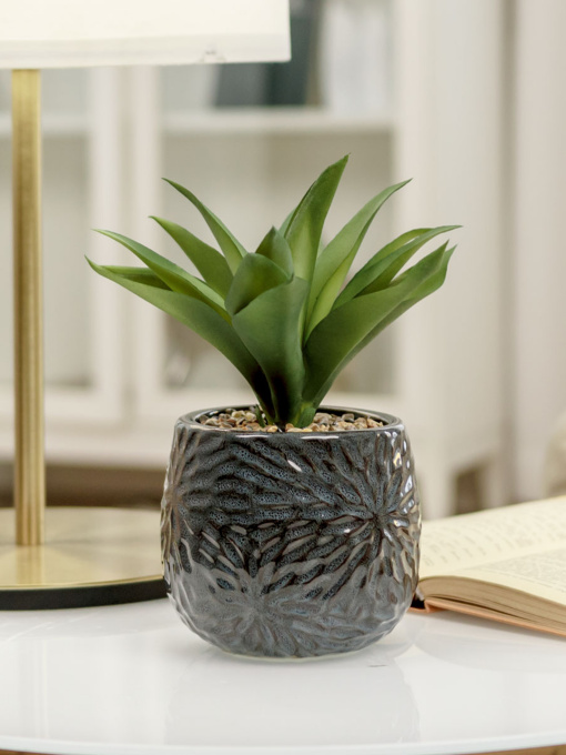 Штучна рослина у горщику MBM HOME модель DH-FLOWERS-13 GREEN/BLACK Фото