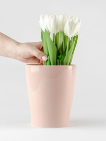 Горщик-кашпо для рослин рожевий MBM HOME модель DH-FLOWERS-29 PINK Фото