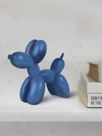 Статуетка "Пес з кульки" синя MBM HOME модель DH-ST-06 DARK BLUE Фото