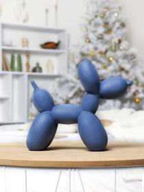 Статуэтка "Собака из шарика" синяя MBM HOME модель DH-ST-06 DARK BLUE Фото