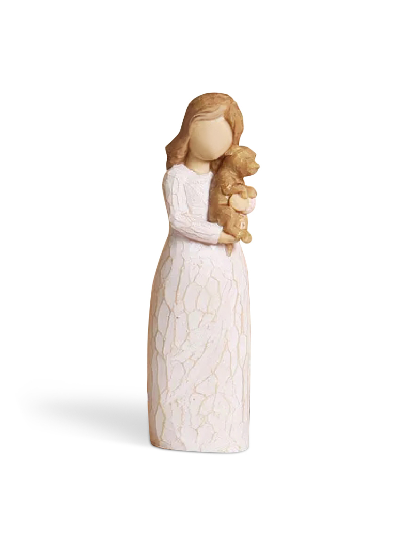 Статуетка "Дівчина з цуценям" MBM HOME модель DH-ST-08 COLOR Фото