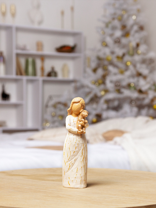 Статуетка "Дівчина з цуценям" MBM HOME модель DH-ST-08 COLOR Фото