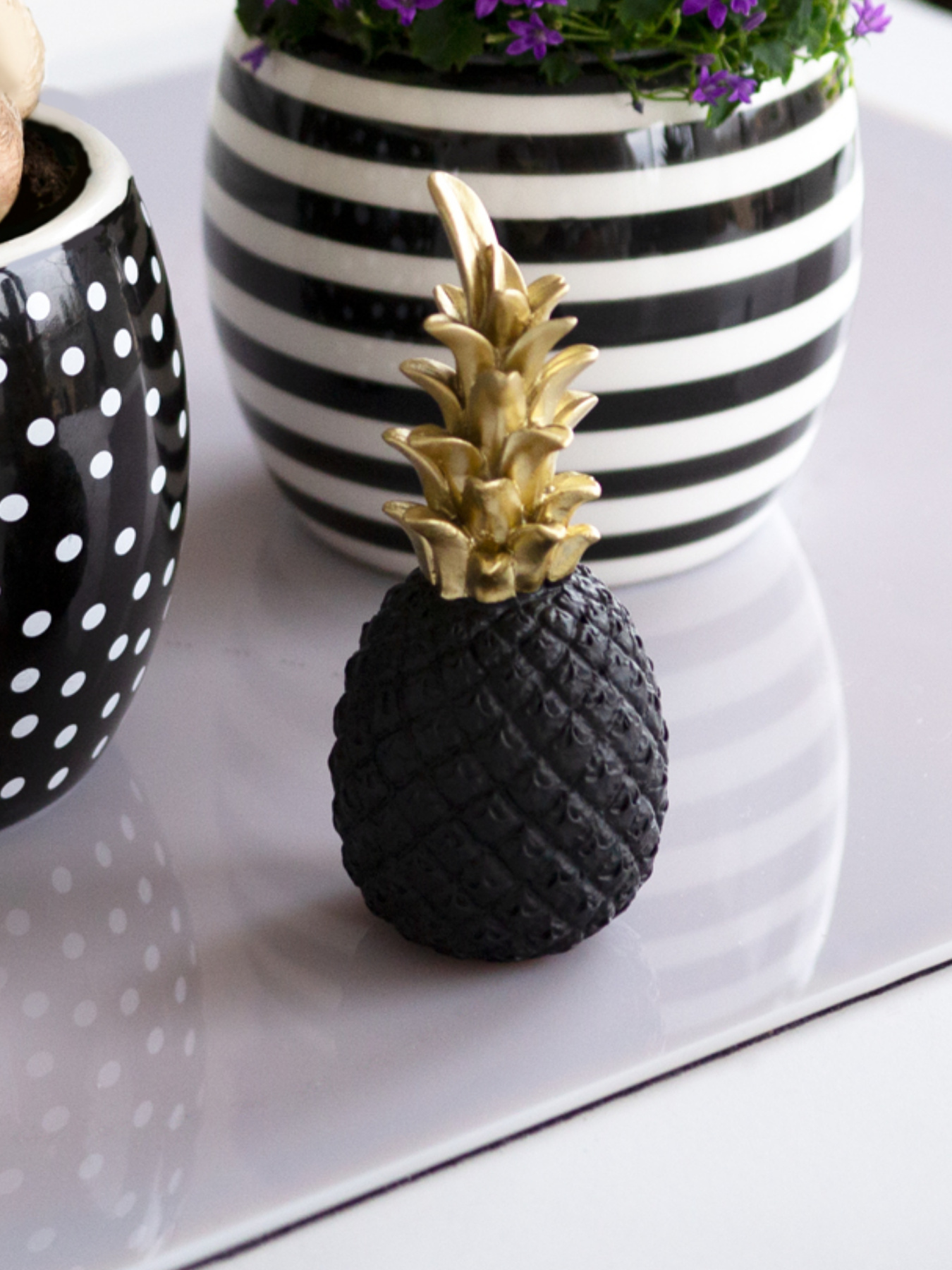Статуэтка "Ананас" черная MBM HOME модель DH-ST-12 BLACK Фото