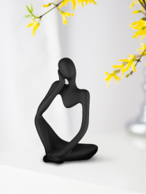 Статуетка "Мислитель" чорна MBM HOME модель DH-ST-16-1 BLACK Фото