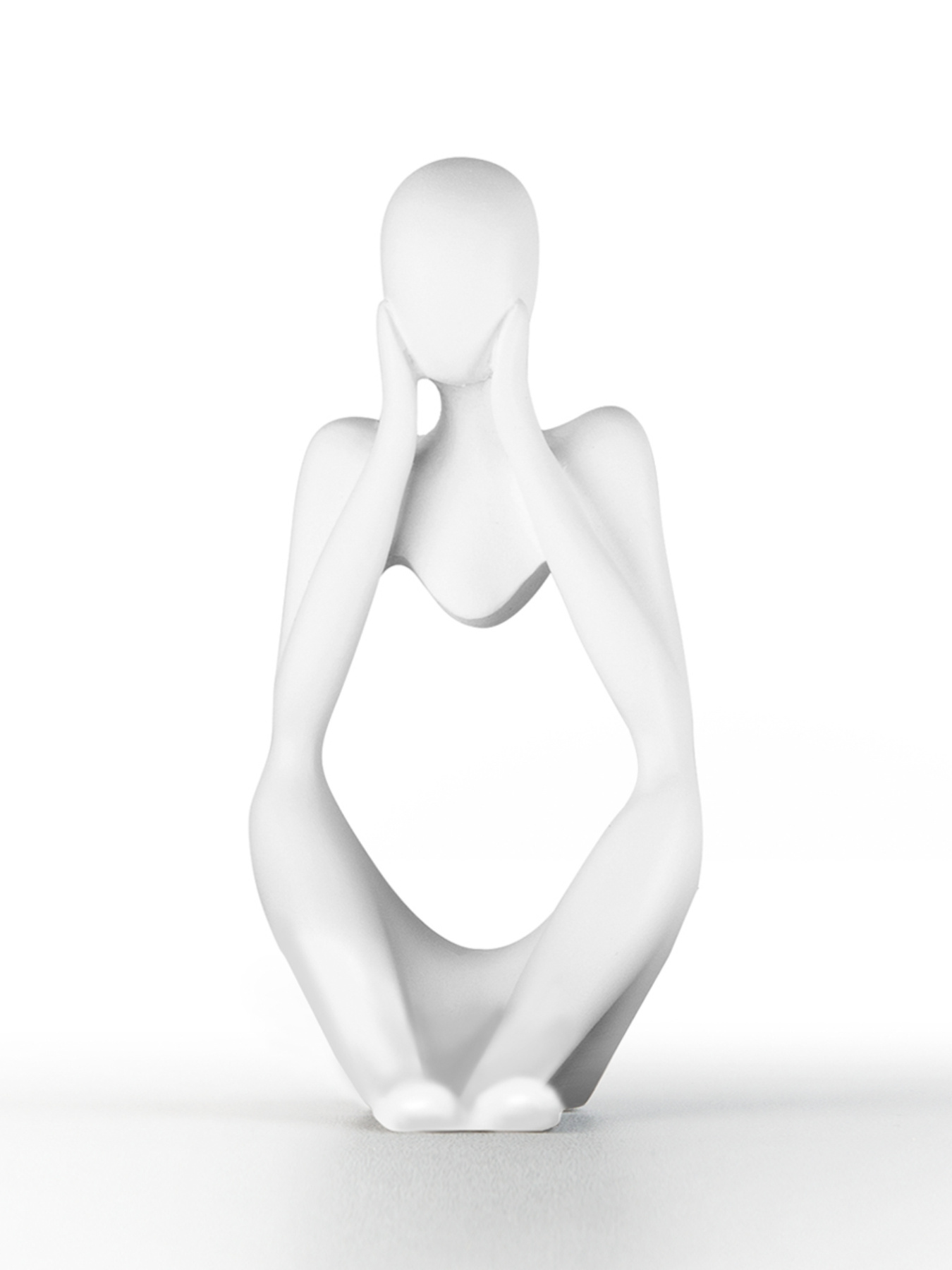Статуэтка "Мыслитель" белая MBM HOME модель DH-ST-16-2 WHITE Фото