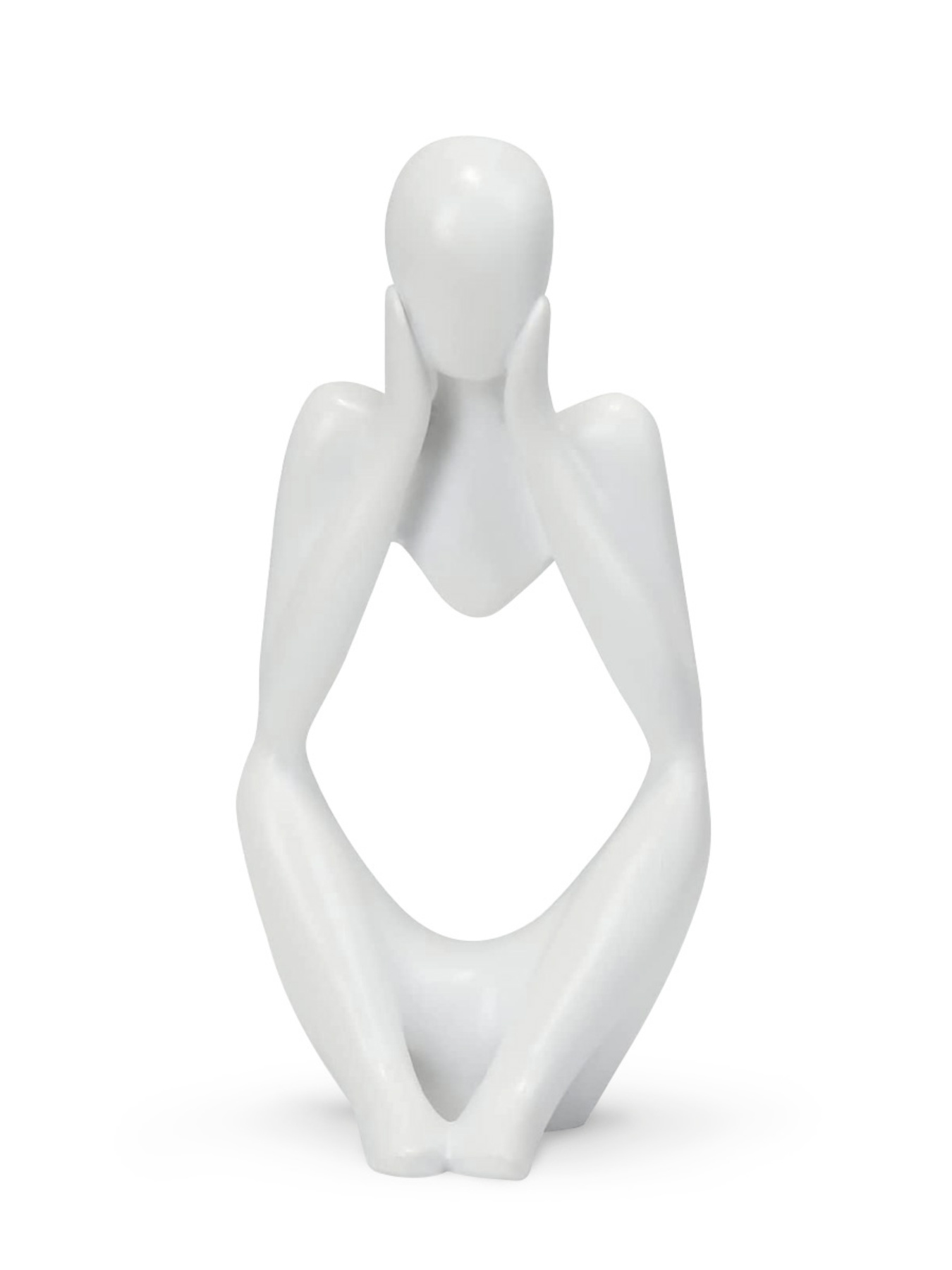 Статуэтка "Мыслитель" белая MBM HOME модель DH-ST-16-2 WHITE Фото