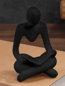 Статуэтка "Мыслитель с книгой" черная MBM HOME модель DH-ST-23 BLACK Фото