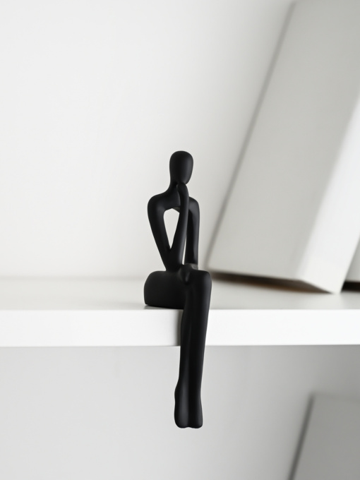 Статуетка "Людина з мрією" чорна MBM HOME модель DH-ST-28 BLACK Фото