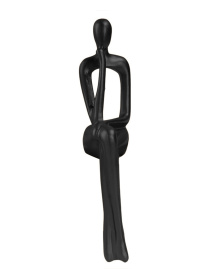 Статуэтка "Человек с мечтой" черная MBM HOME модель DH-ST-28 BLACK Фото
