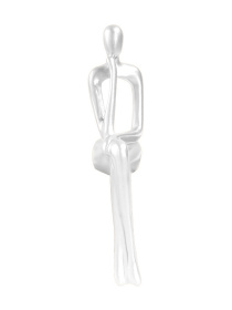 Статуэтка "Человек с мечтой" белая MBM HOME модель DH-ST-28 WHITE Фото