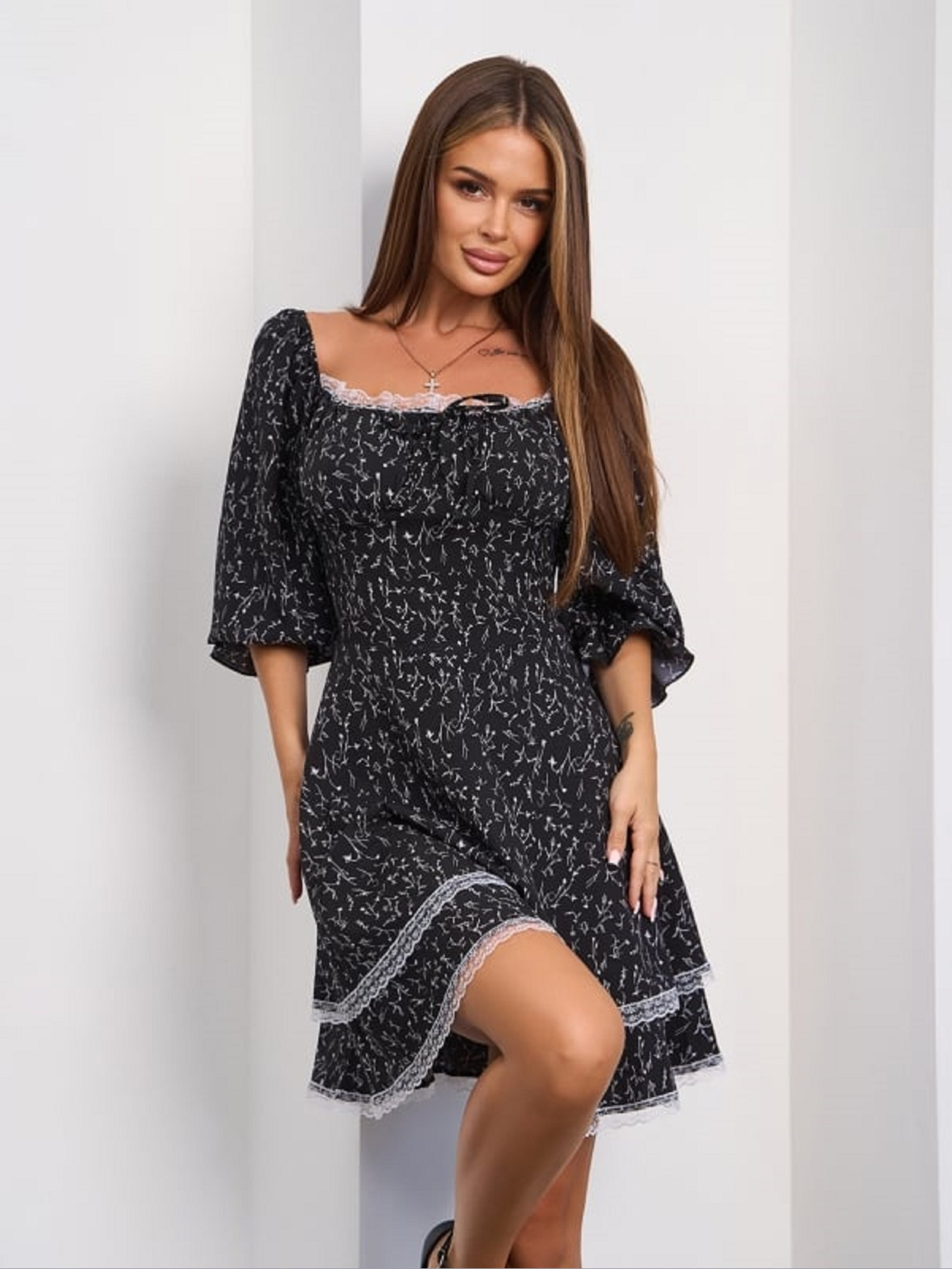 Сукні ISSA Plus модель SA_656_черный Фото