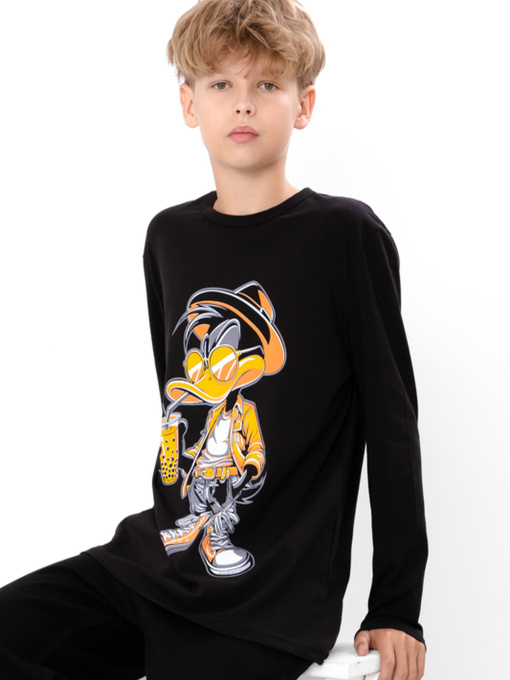 Худи и свитшоты Носи своє модель 6363-036-33-1-3-chornij-daffy-duck Фото