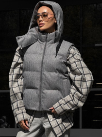 Куртки и дубленки Jadone Fashion модель Zhylet_Ark_siryy Фото