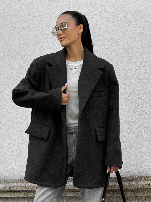 Пальта та плащі Jadone Fashion модель Palto_Elva_grafit Фото