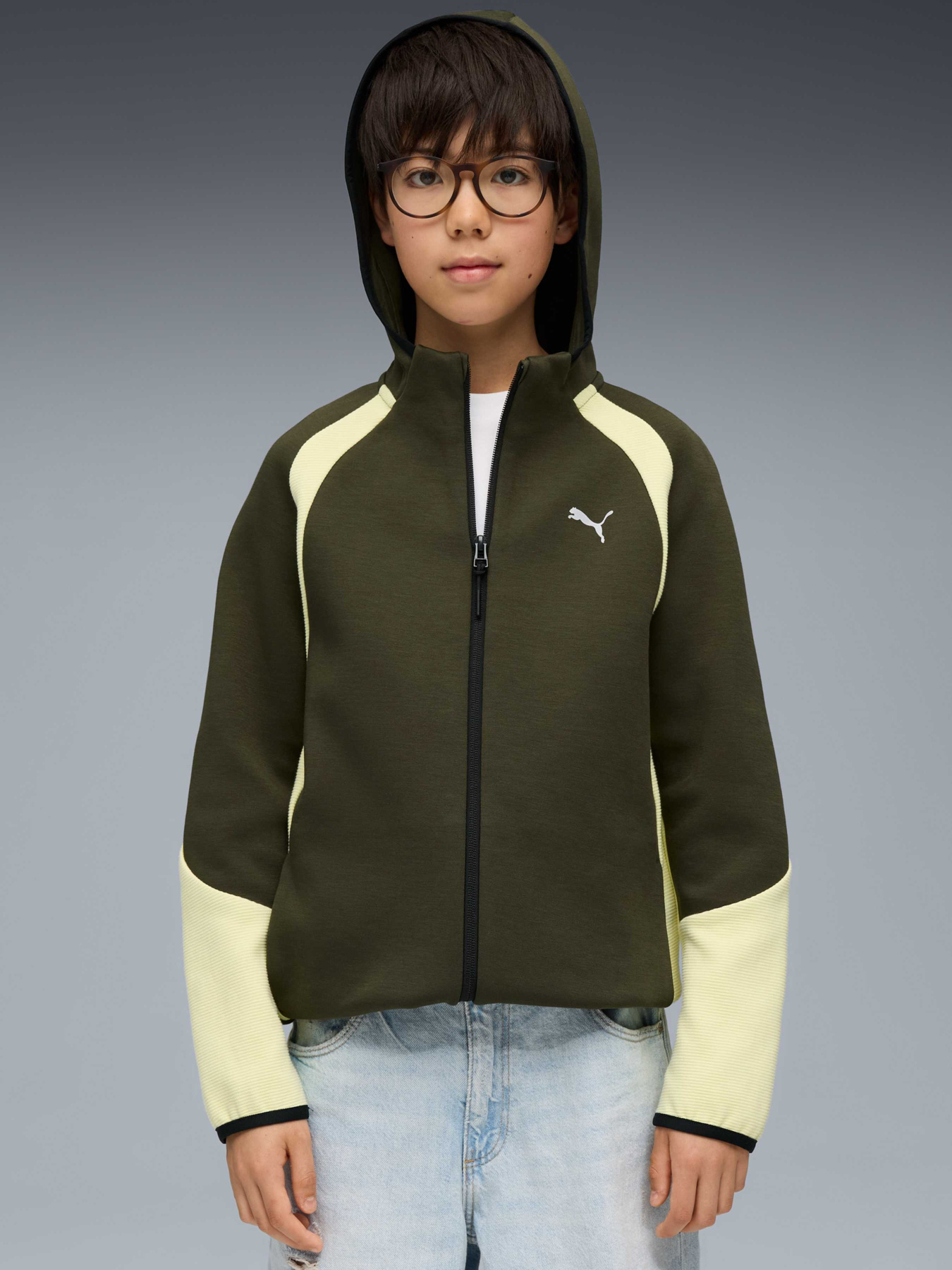 Худі та світшоти PUMA Evostripe Full-zip Hoodie модель 688863 Худі та світшоти PUMA Evostripe Full-zip Hoodie модель 688863 Фото