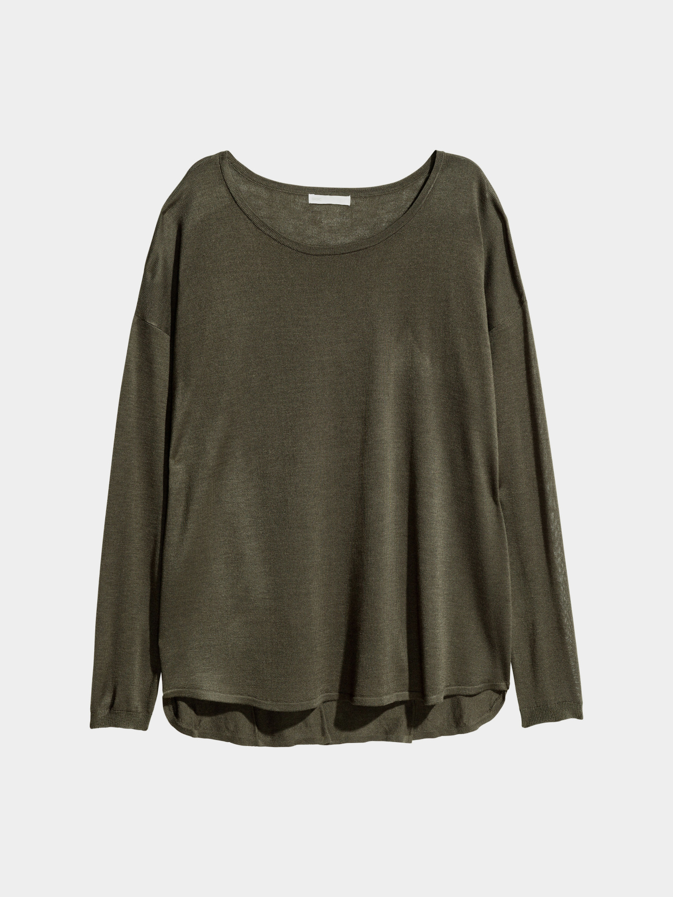 Худи и свитшоты H&M модель 3635054RP3_темно-зеленый Фото