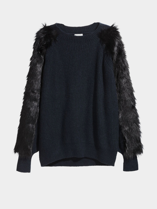 Худи и свитшоты H&M модель 5729806ral_Темно-синий Фото