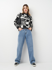 Худи и свитшоты H&M модель 2001028ral_Черно-белый Фото