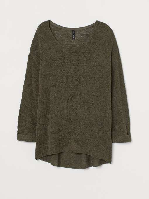Худи и свитшоты H&M модель 8577782wer_Хаки Фото